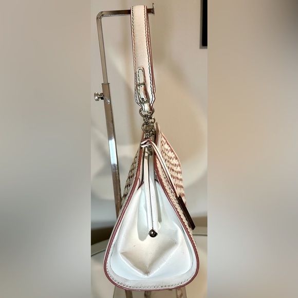 Gently Used ELLIOT LUCCA Woven Leather Satchel - Picture 3 of 10